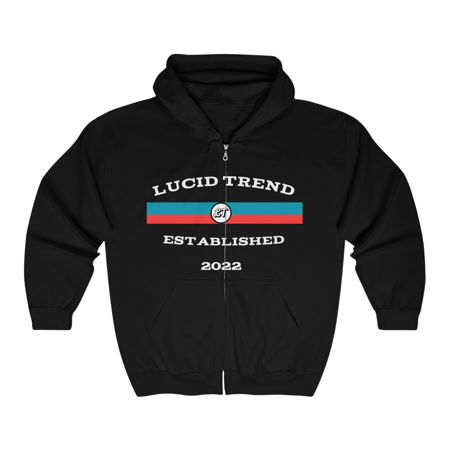 LucidTrend Established in 2022 Zip Hoodie