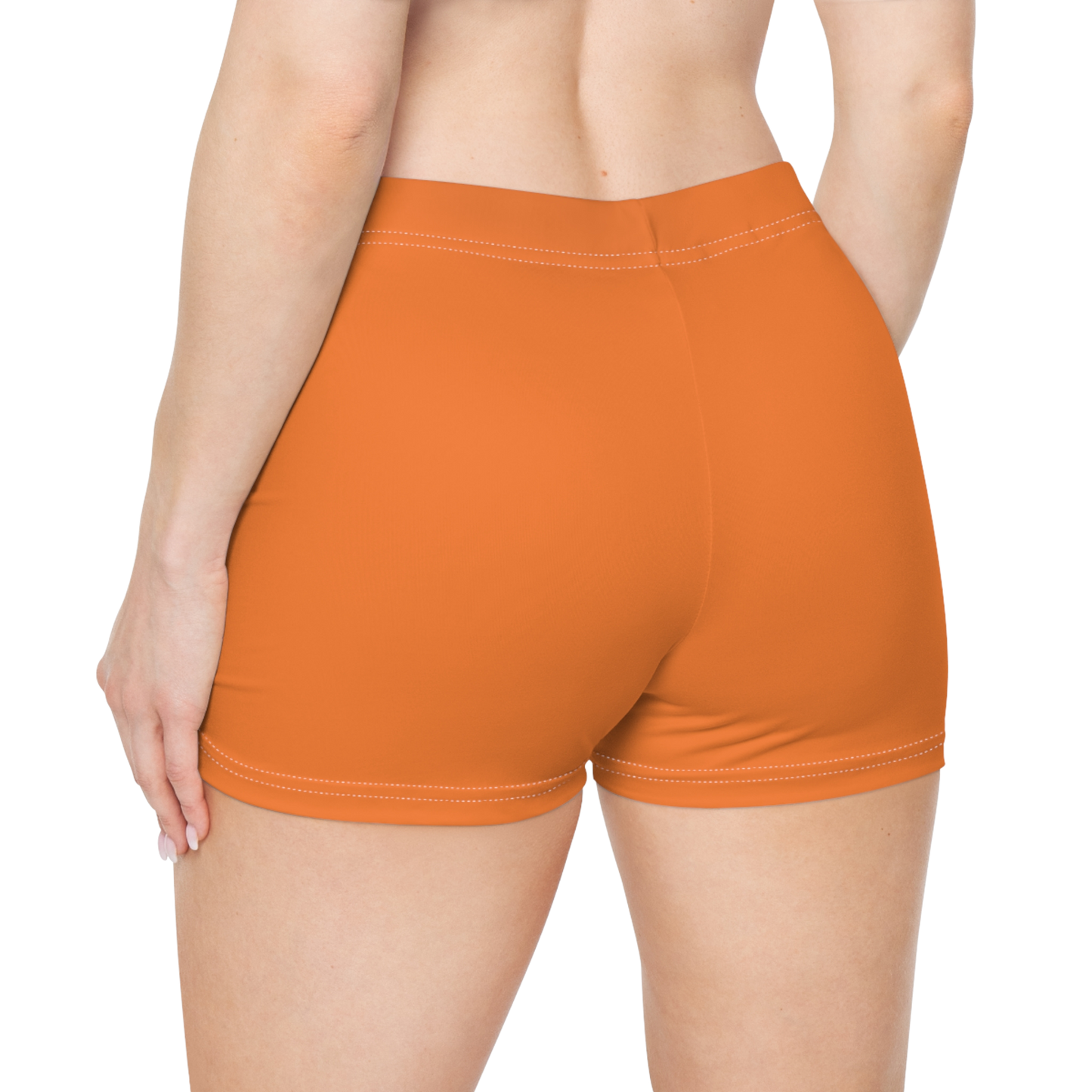 Tangerine Orange Seamless Shorts