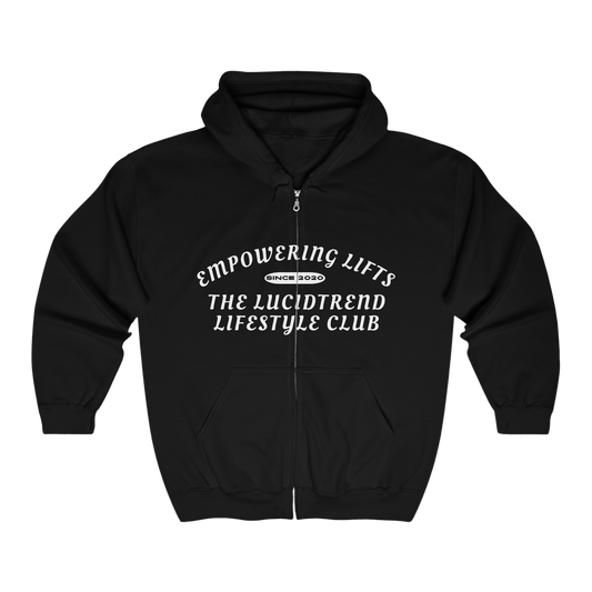 Empowering Lifts Zip Hoodie